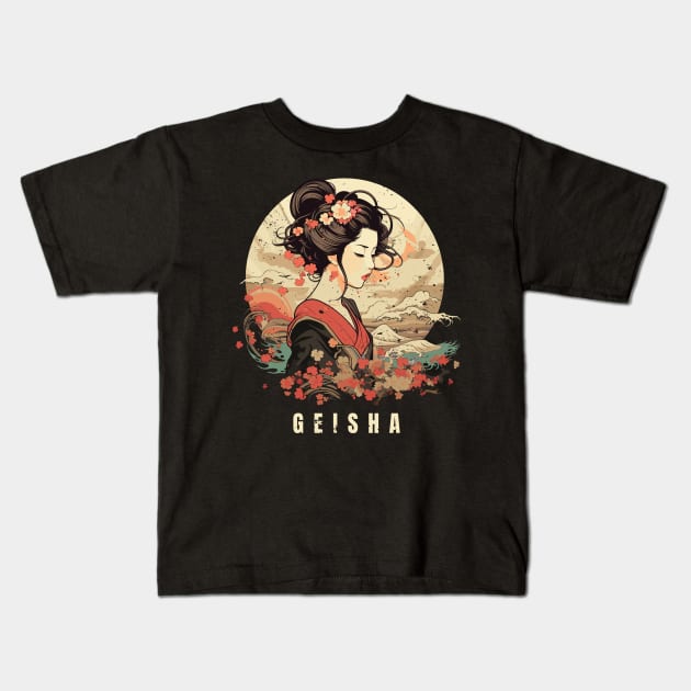 Geisha Kids T-Shirt by Yopi
